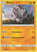 Pokemon Sonne&Mond Kräfte im Einklang - Rihorn - 93/214 - Base