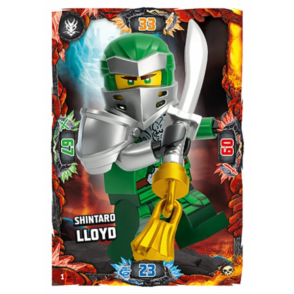 Blue Ocean LEGO Ninjago Serie 6 (2021) - 1 - Shintaro Lloyd - Helden Karte