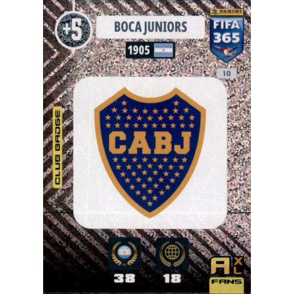 Panini FIFA 365 Adrenalyn XL 2021 - 10 - Boca Juniors - Club Badge