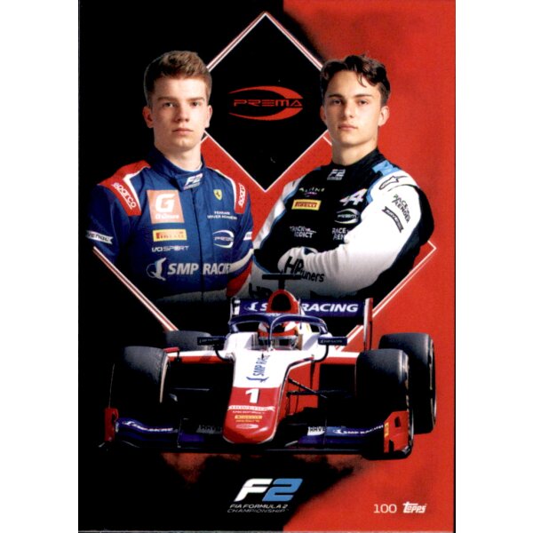 Topps Turbo Attax Formel 1 2021 - 100 - Prema Racing