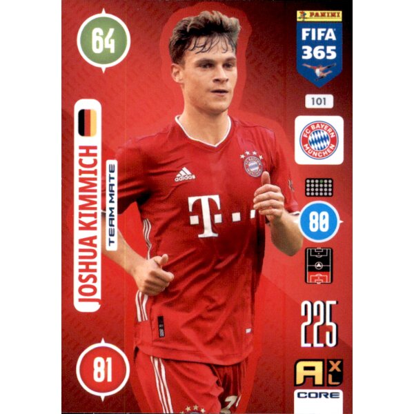 Panini FIFA 365 Adrenalyn XL 2021 - 101 - Joshua Kimmich - Team Mate