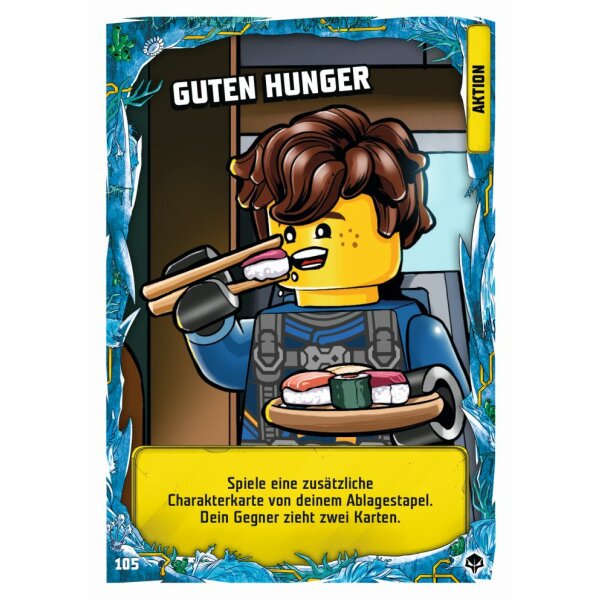 Blue Ocean LEGO Ninjago Serie 7 NEXT LEVEL (2022) - 105 - Guten Hunger - Aktionskarte