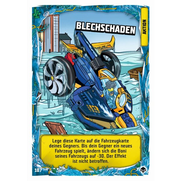 Blue Ocean LEGO Ninjago Serie 7 NEXT LEVEL (2022) - 107 - Blechschaden - Aktionskarte