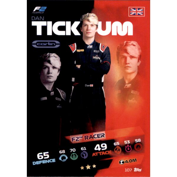 Topps Turbo Attax Formel 1 2021 - 107 - Dan Ticktum