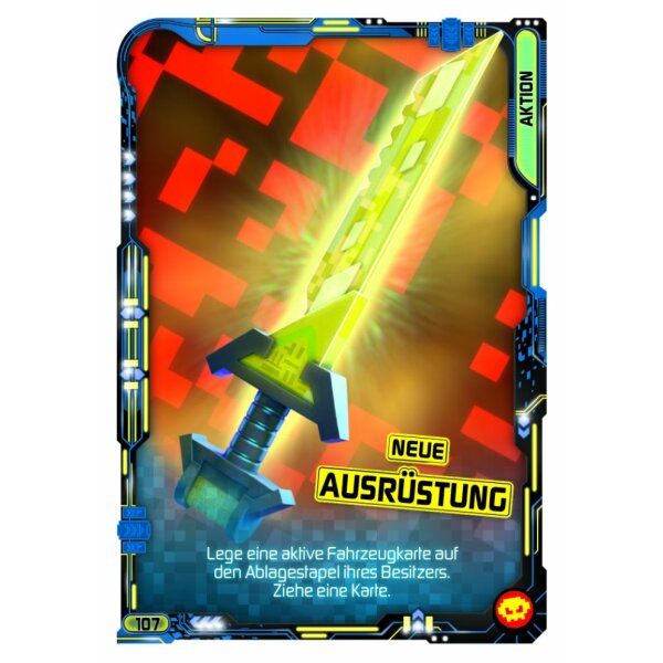 Blue Ocean LEGO Ninjago Serie 5 Next Level (2020) - 107 - Neue Ausrüstung - Aktionskarte