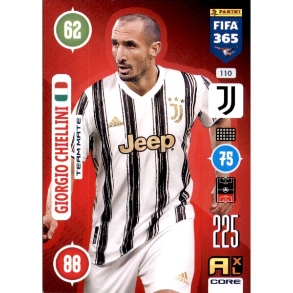 Panini FIFA 365 Adrenalyn XL 2021 - 110 - Giorgio Chiellini - Team Mate