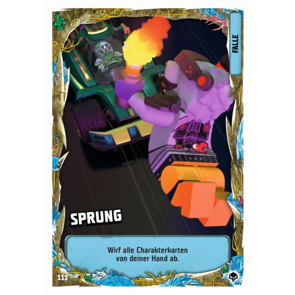 Blue Ocean LEGO Ninjago Serie 7 NEXT LEVEL (2022) - 111 - Sprung - Fallenkarte