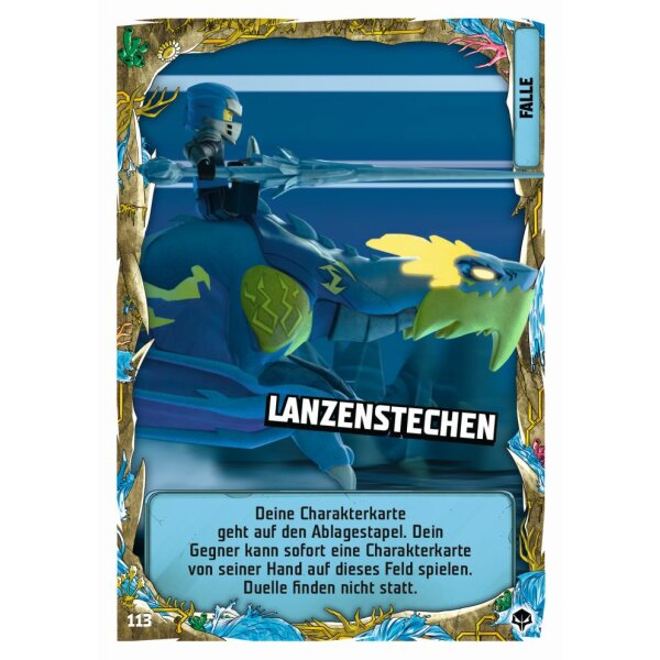 Blue Ocean LEGO Ninjago Serie 7 NEXT LEVEL (2022) - 113 - Lanzenstechen - Fallenkarte