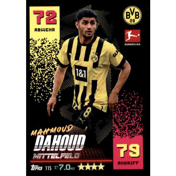 Topps Match Attax Bundesliga 2022/2023 - 115 - Mahmoud Dahoud