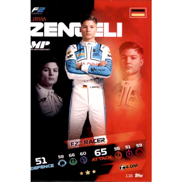 Topps Turbo Attax Formel 1 2021 - 116 - Lirim Zendeli