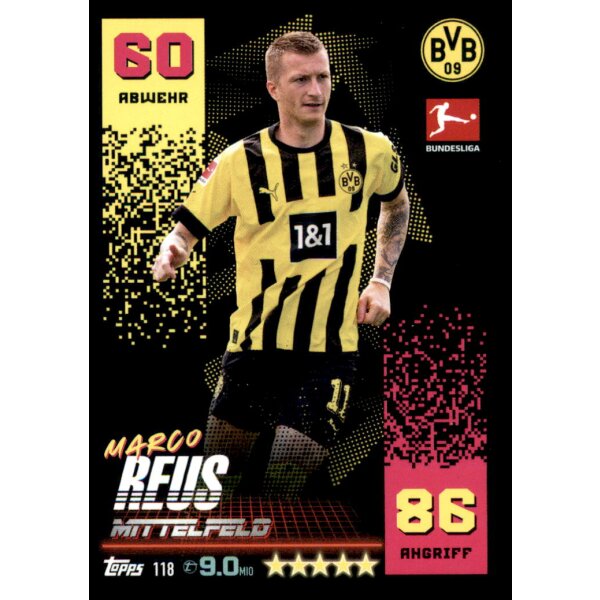 Topps Match Attax Bundesliga 2022/2023 - 118 - Marco Reus