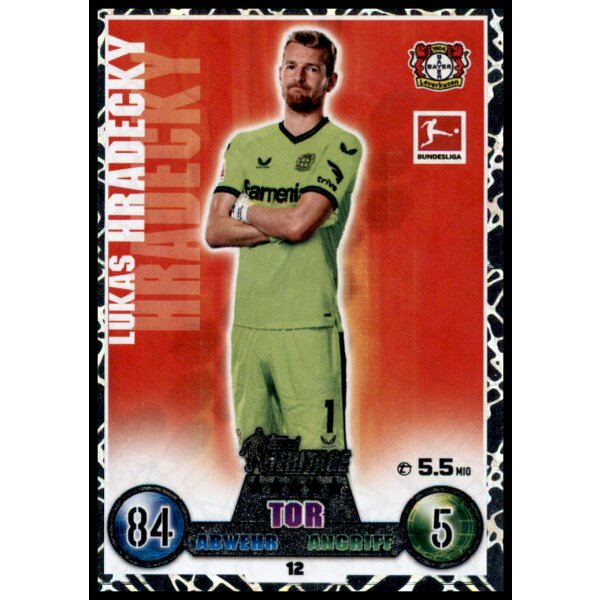 Topps Match Attax Bundesliga 2022/2023 - 12 - Lukas Hradecky - Heritage