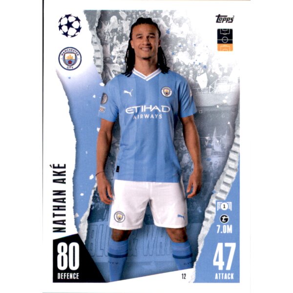 Topps Match Attax Champions League 2023/24 – 12 – Nathan Ake