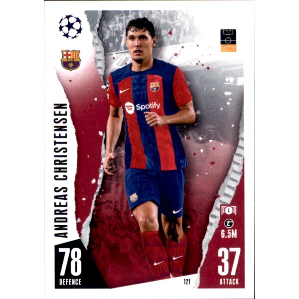 Topps Match Attax Champions League 2023/24 – 121 – Andreas Christensen