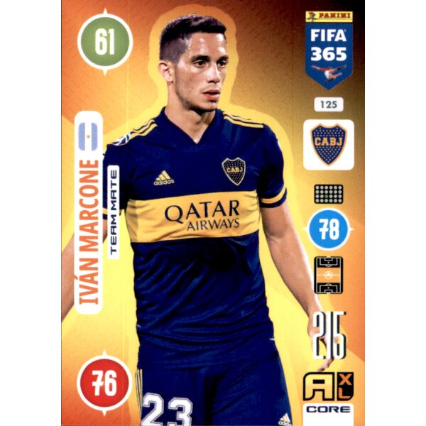Panini FIFA 365 Adrenalyn XL 2021 - 125 - Ivan Marcone - Team Mate