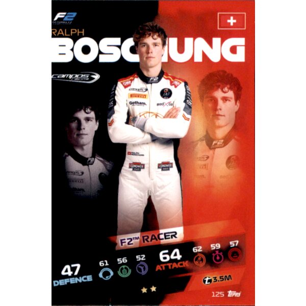 Topps Turbo Attax Formel 1 2021 - 125 - Ralph Boschung