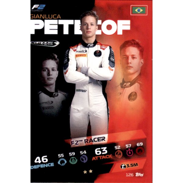 Topps Turbo Attax Formel 1 2021 - 126 - Gianluca Petecof