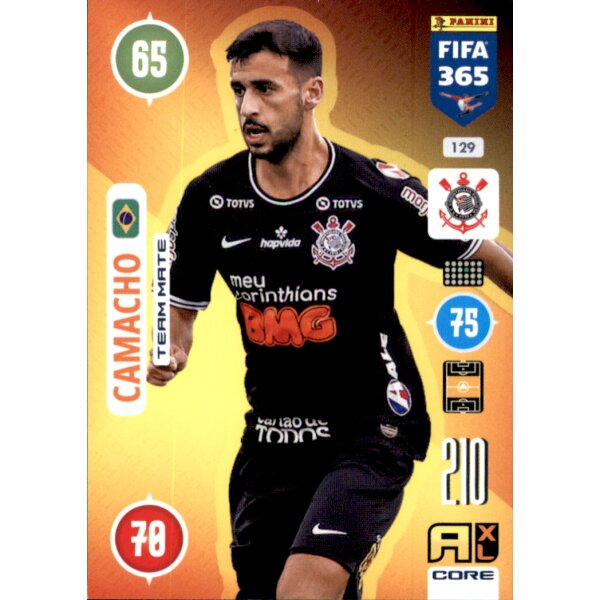 Panini FIFA 365 Adrenalyn XL 2021 - 129 - Camacho - Team Mate