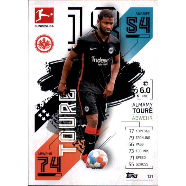 Topps Match Attax Bundesliga 2021/22 - 131 - Almamy Toure