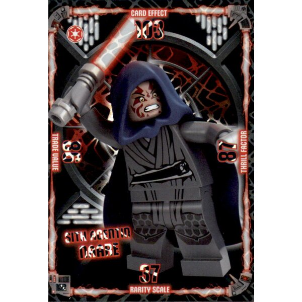 132 - Sith Agentin Naare - Dunkle Seite - LEGO Star Wars Serie 1