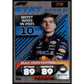 132 - Turbo Attax F1 2022 - Stat Attax - Max Verstappen