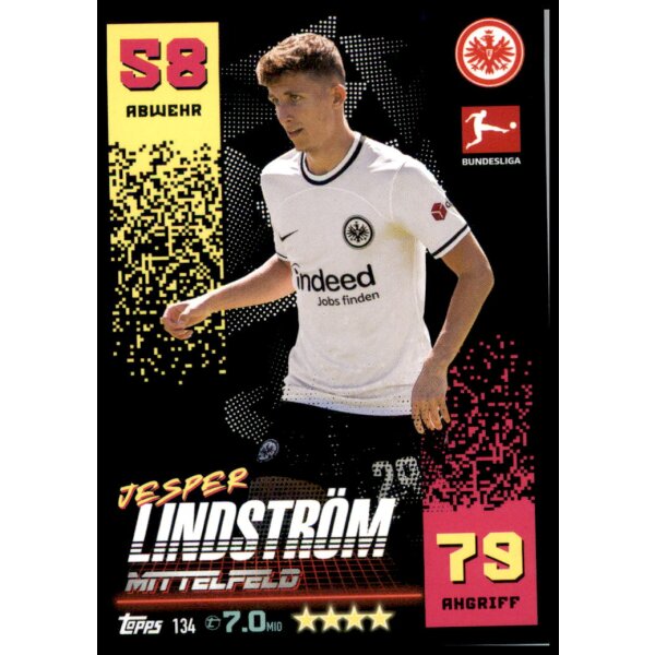 Topps Match Attax Bundesliga 2022/2023 - 134 - Jesper Lindström