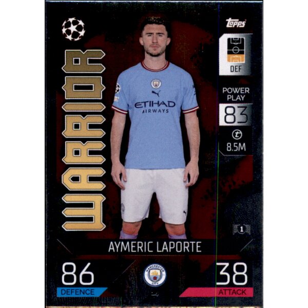 Topps Match Attax Champions League 2022/23 - 14 - Aymeric Laporte - Warrior