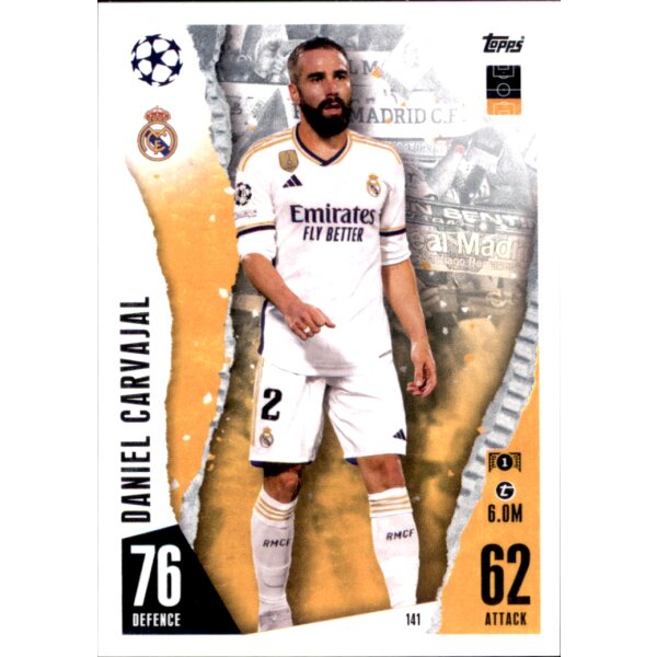 Topps Match Attax Champions League 2023/24 – 141 – Daniel Carvajal