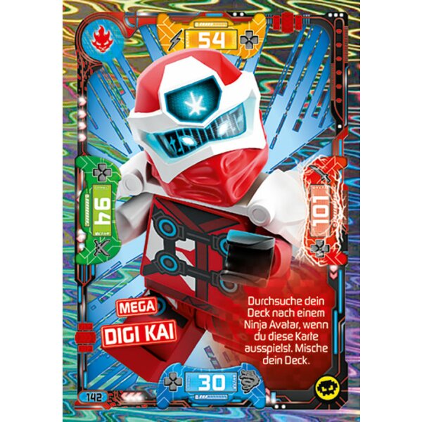 Blue Ocean LEGO Ninjago Serie 5 (2020) - 142 - Mega Digi Kai - Mega Karte