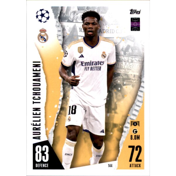 Topps Match Attax Champions League 2023/24 – 144 – Aurelien Tchouameni