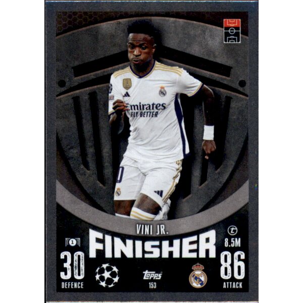 Topps Match Attax Champions League 2023/24 – 153 – Vini Jr. – Finisher