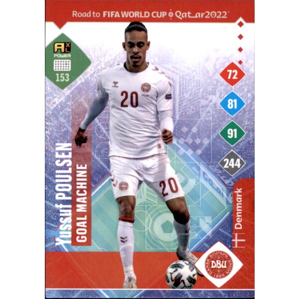 Panini Adrenalyn XL - Road to World Cup 2022 - 153 - Yussuf Poulsen - Goal Machine