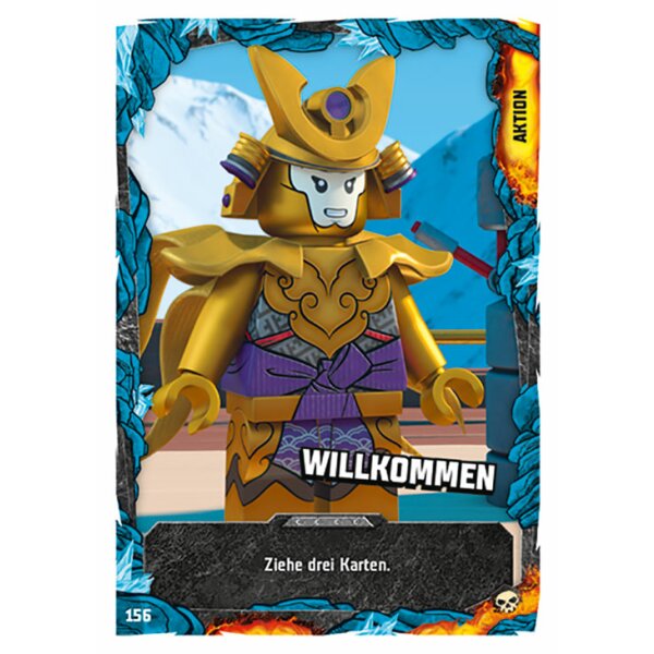 Blue Ocean LEGO Ninjago Serie 6 (2021) - 156 - Willkommen - Aktionskarte