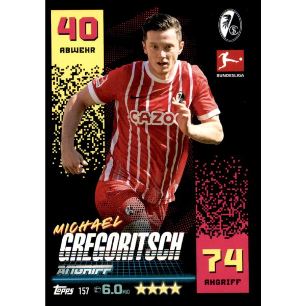 Topps Match Attax Bundesliga 2022/2023 - 157 - Michael Gregoritsch