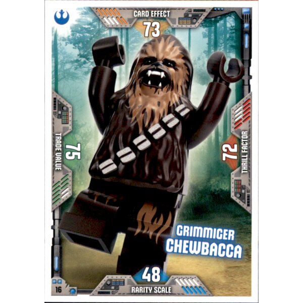 16 - Grimmiger Chewbacca - LEGO Star Wars Serie 2