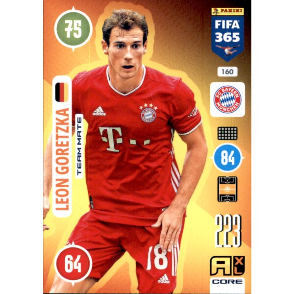 Panini FIFA 365 Adrenalyn XL 2021 - 160 - Leon Goretzka - Team Mate