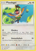 Pokemon Sonne&Mond Kräfte im Einklang - Plaudagei - 162/214 - Base - Good
