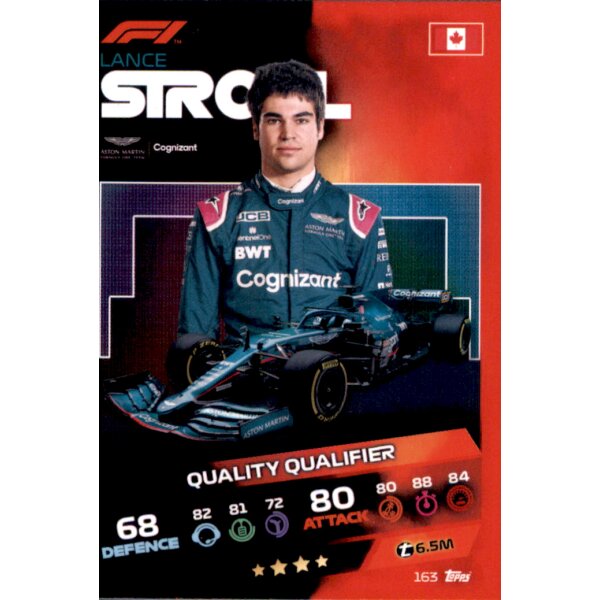 Topps Turbo Attax Formel 1 2021 - 163 - Lance Stroll