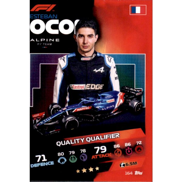 Topps Turbo Attax Formel 1 2021 - 164 - Esteban Ocon