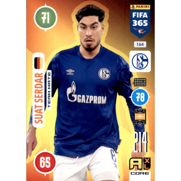 Panini FIFA 365 Adrenalyn XL 2021 - 164 - Suat Serdar - Team Mate