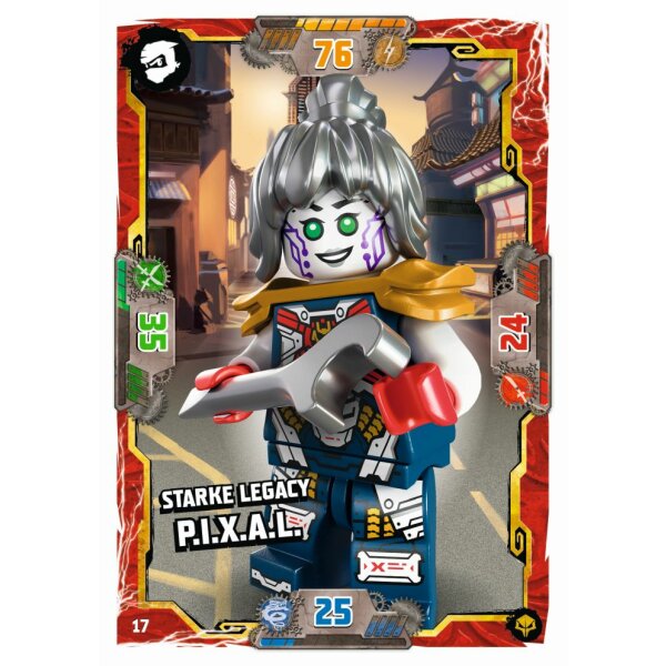 Blue Ocean LEGO Ninjago Serie 7 NEXT LEVEL (2022) - 17 - Starker Legacy P.I.X.A.L. - Helden Karte