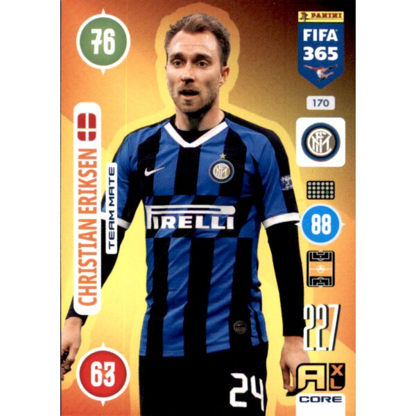 Panini FIFA 365 Adrenalyn XL 2021 - 170 - Christian Eriksen - Team Mate
