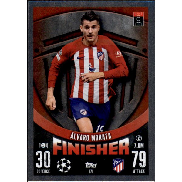 Topps Match Attax Champions League 2023/24 – 171 – Alvaro Morata – Finisher
