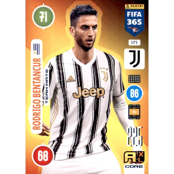 Panini FIFA 365 Adrenalyn XL 2021 - 171 - Rodrigo Bentancur  - Team Mate