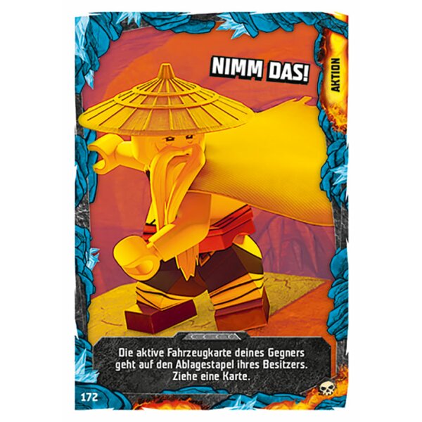 Blue Ocean LEGO Ninjago Serie 6 (2021) -  172 - Nimm das! - Aktionskarte