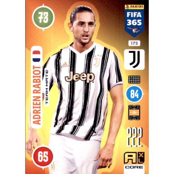 Panini FIFA 365 Adrenalyn XL 2021 - 173 - Adrien Rabiot - Team Mate