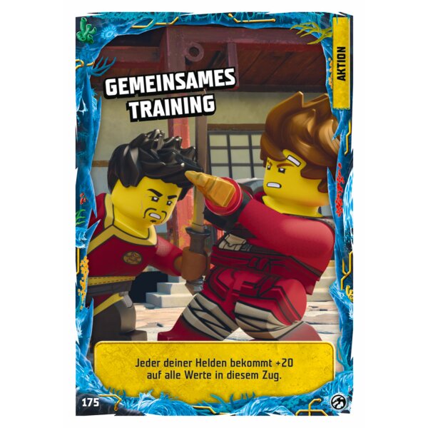 Blue Ocean LEGO Ninjago Serie 7 (2022) -  175 - Gemeinsames Training - Aktionskarte