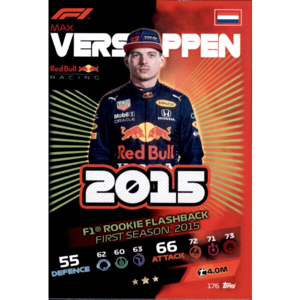 Topps Turbo Attax Formel 1 2021 - 176 - Max Verstappen