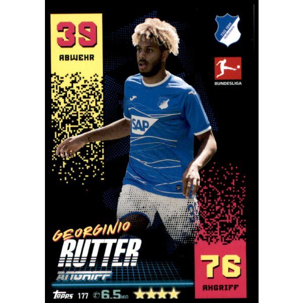 Topps Match Attax Bundesliga 2022/2023 - 177 - Georginio Rutter