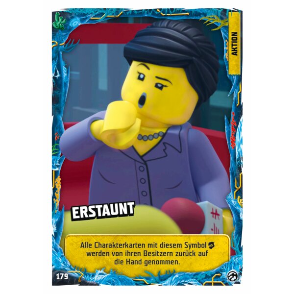 Blue Ocean LEGO Ninjago Serie 7 (2022) - 179 - Erstaunt - Aktionskarte